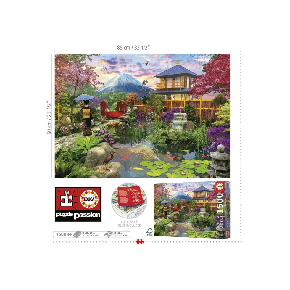 Educa Puzzle 1500 Piezas Jardín Japonés - 19937