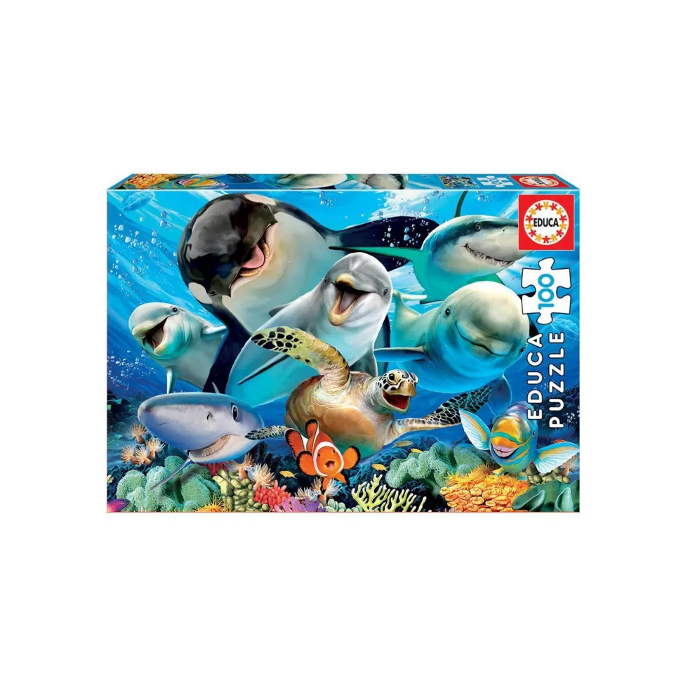 Educa Puzzle 100 Piezas Selfie Bajo el Agua - 18062
