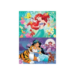 Educa Puzzle 2 x 48 Piezas Disney Princess Ariel y Jasmine - 18213