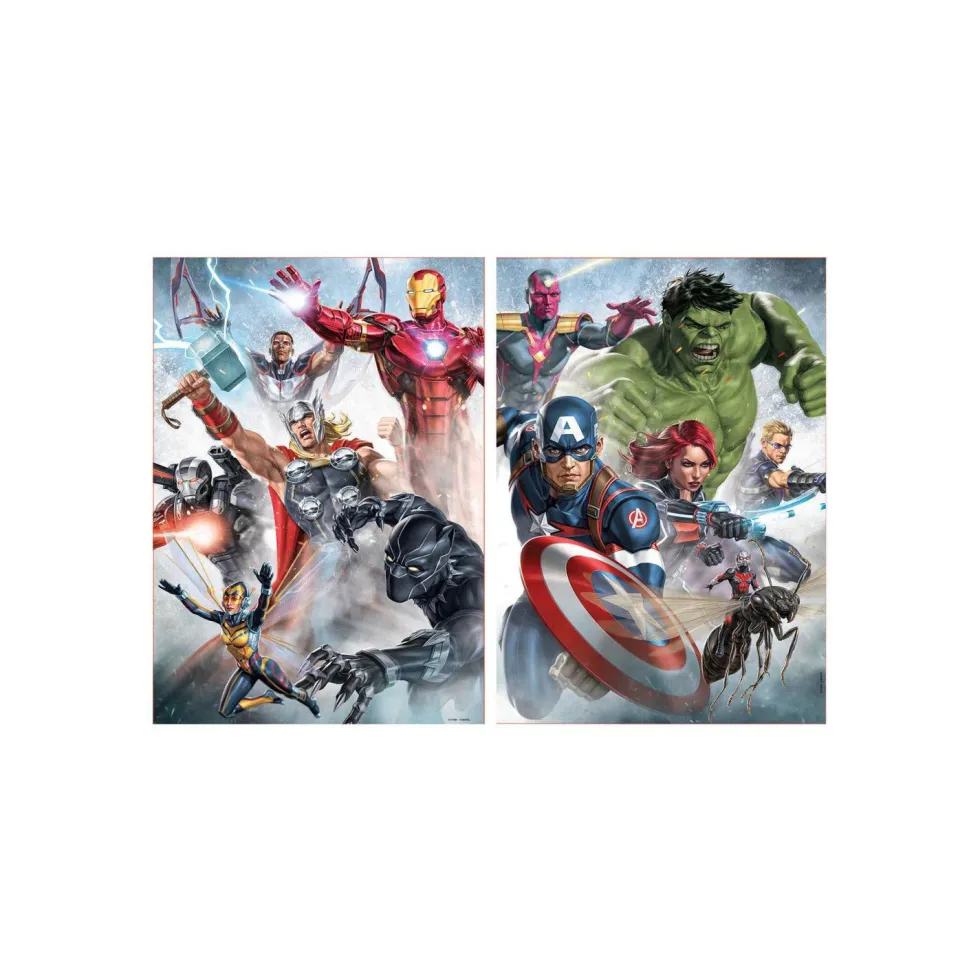 Educa Puzzle 2 x 500 Piezas Marvel Manía - 17994