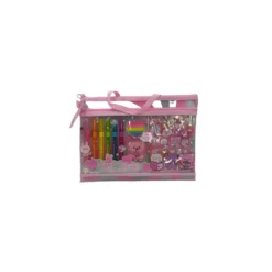 Estuche con Accesorios de Papelería Purpurina