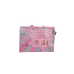 Estuche con Accesorios de Papelería Purpurina