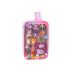 Estuche Kawaii con Accesorios Básicos de Papelería