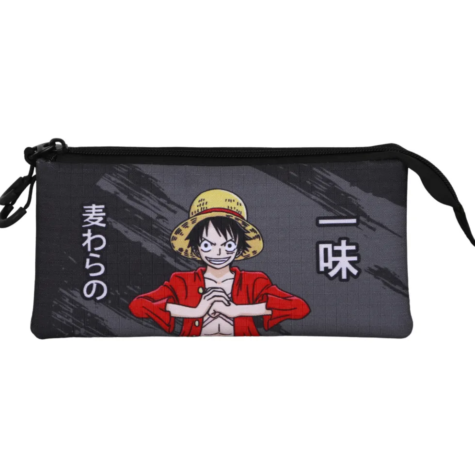 Estuche Portatodo Triple One Piece Unique