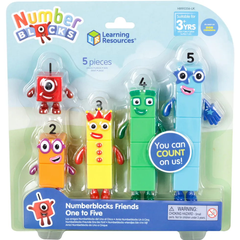 Figuras de Juguete Numberblocks del 1 al 5 Learning Resources