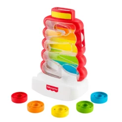 Fisher-Price Pila de Aritos que Caen Juego de Colocar Anillas