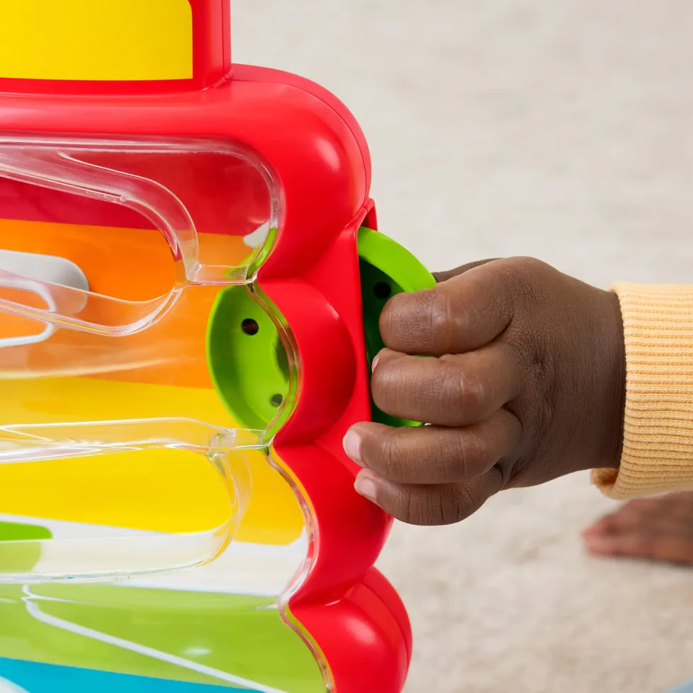Fisher-Price Pila de Aritos que Caen Juego de Colocar Anillas