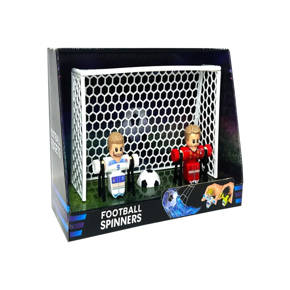 Football Spinners Set de 2 Jugadores con Portería y Pelota Varios Modelos