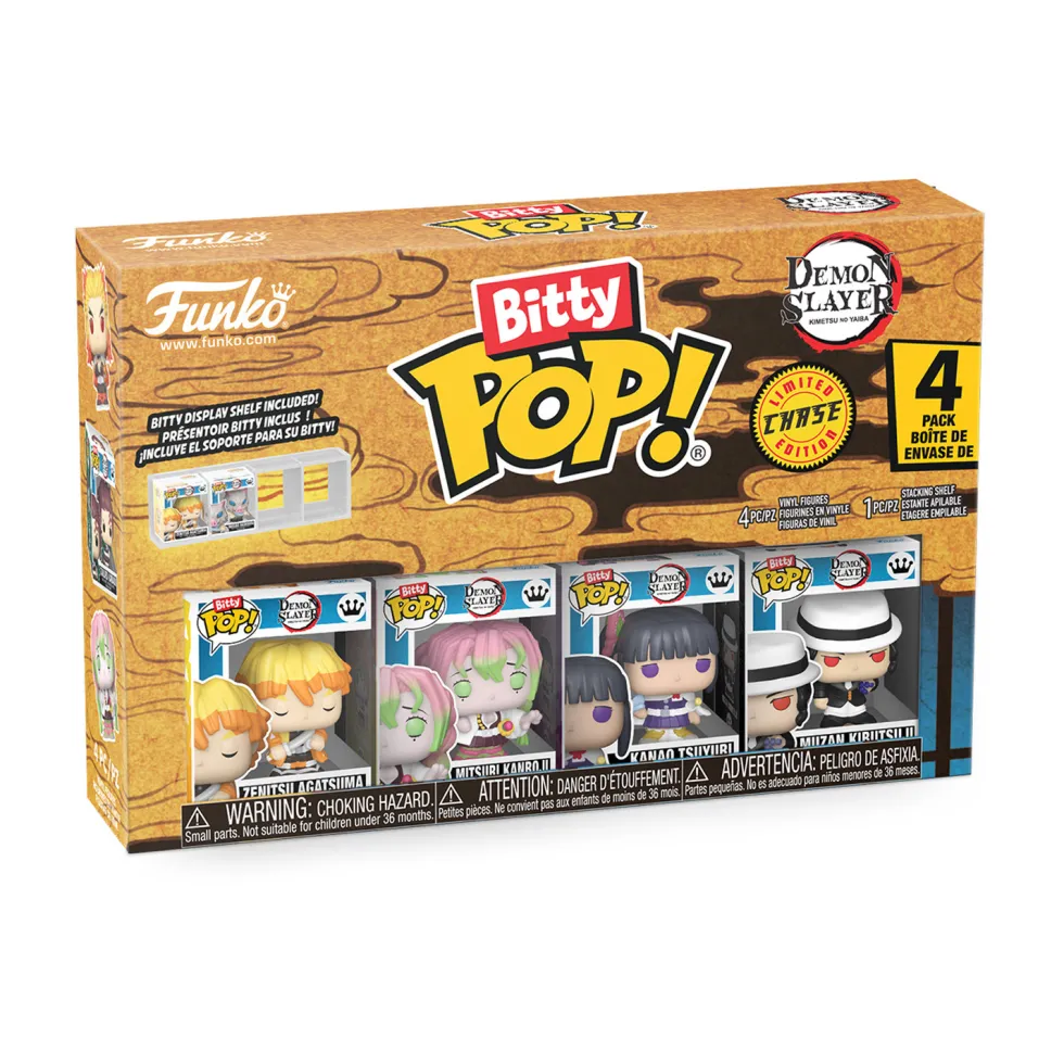Funko Bitty Pop! Demon Slayer Pack 4 Figuras de Vinilo Varios Modelos