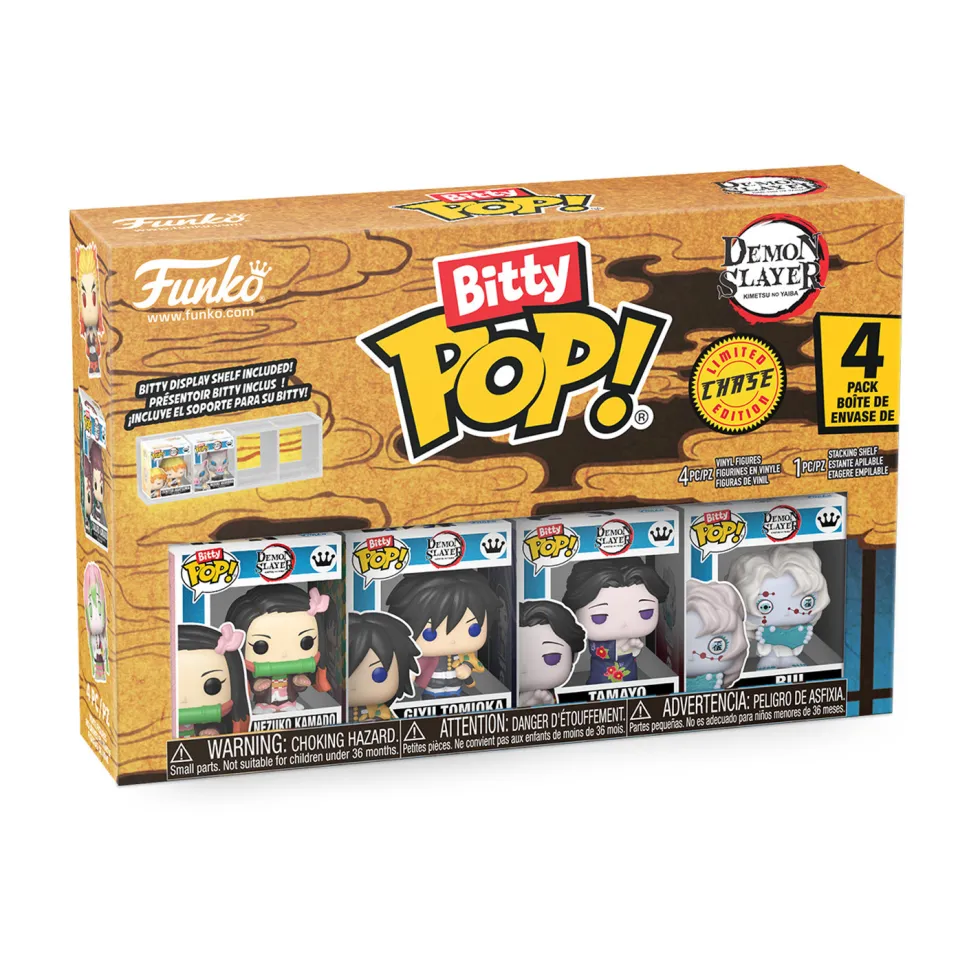Funko Bitty Pop! Demon Slayer Pack 4 Figuras de Vinilo Varios Modelos