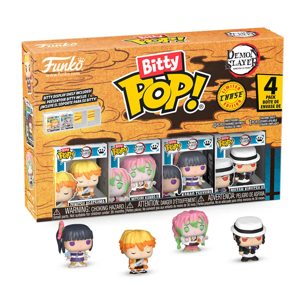 Funko Bitty Pop! Demon Slayer Pack 4 Figuras de Vinilo Varios Modelos