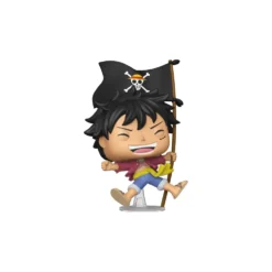 Funko Pop! Animation One Piece Figura de Vinilo Monkey D. Luffy con Bandera