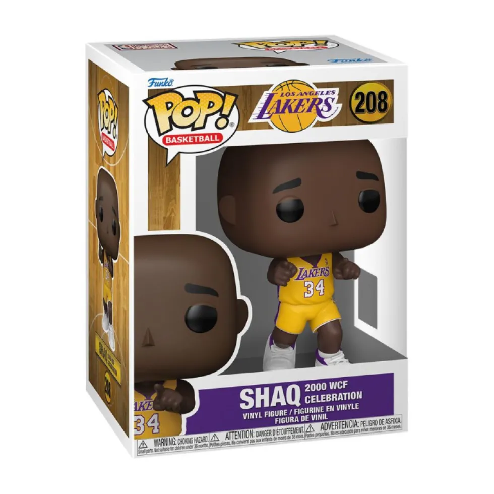 Funko Pop! Basketball Los Angeles Lakers Figura de Vinilo Shaq 2000 WCF Celebration