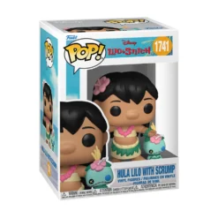 Funko Pop! Disney Lilo & Stitch Figura de Vinilo Hulla Lilo con Scrump