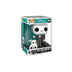 Funko Pop! Disney Pesadilla Antes de Navidad Figura de Vinilo Jack Skellington con Zero