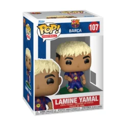 Funko Pop! Football Barça Figura de Vinilo Lamine Yamal de Rodillas