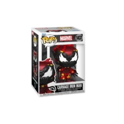 Funko Pop! Marvel Figura de Vinilo Carnage Iron Man