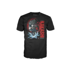 Funko Pop! Tees Naruto Shippuden Pack Figura Kakashi Edición Especial Brilla en la Oscuridad con Camiseta Talla XL