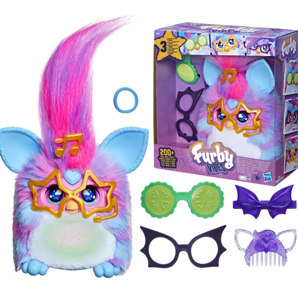 Furby Vibes Blue Razz Peluche Interactivo