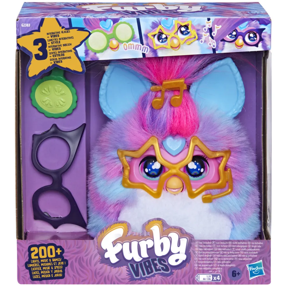 Furby Vibes Blue Razz Peluche Interactivo