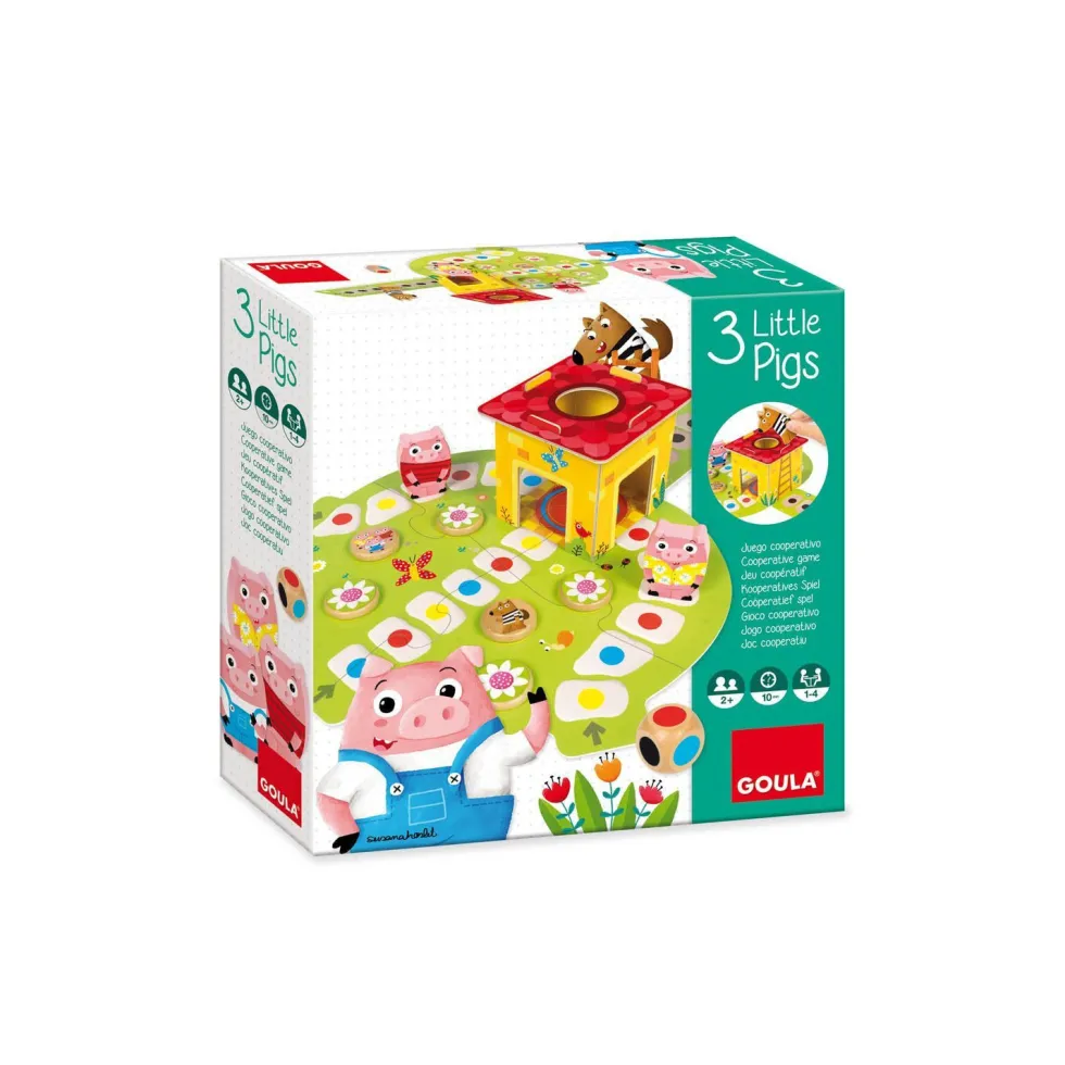 Goula Los 3 Cerditos Juego de Mesa Cooperativo