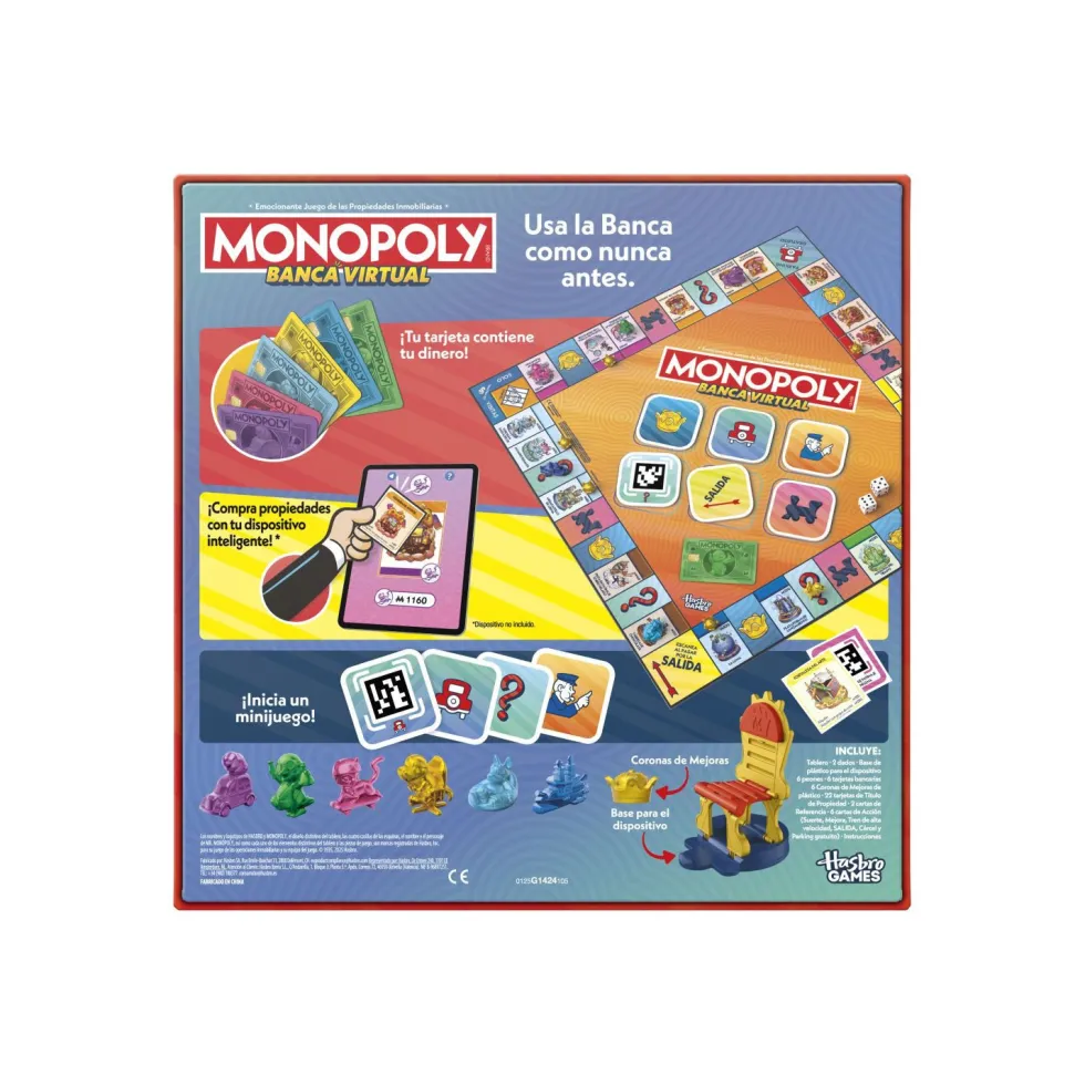Hasbro Gaming Monopoly Banca Virtual Juego de Mesa
