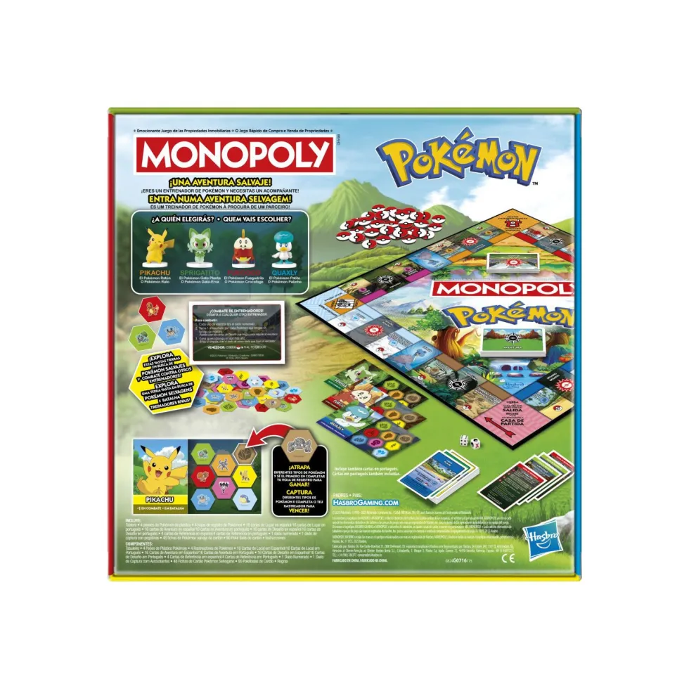 Hasbro Gaming Monopoly Pokémon Juego de Mesa