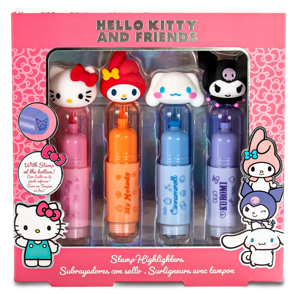 Hello Kitty and Friends Pack 4 Subrayadores