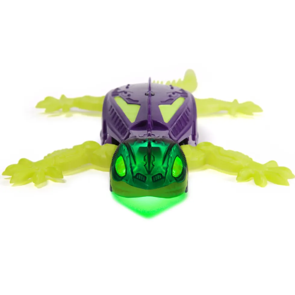 Hex Bots Lagarto Trepador de Paredes que Brilla en la Oscuridad