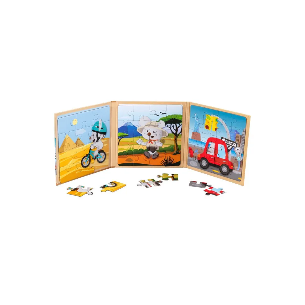 Imaginarium Magnetic 3 Puzzles Viaje