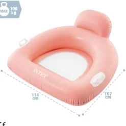 INTEX Asiento Hinchable con Almohada 114 x 107 cm Varios Modelos