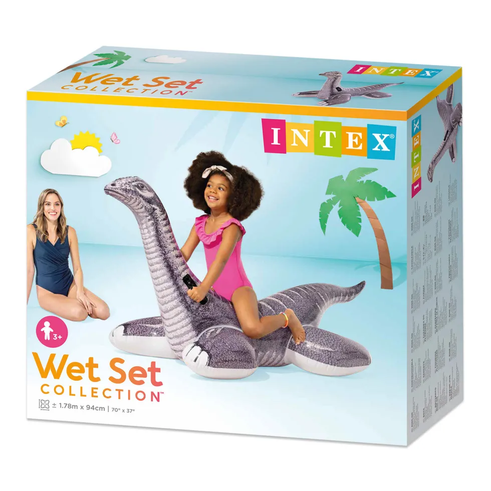 INTEX Ride On Brontosaurio 94 x 178 cm