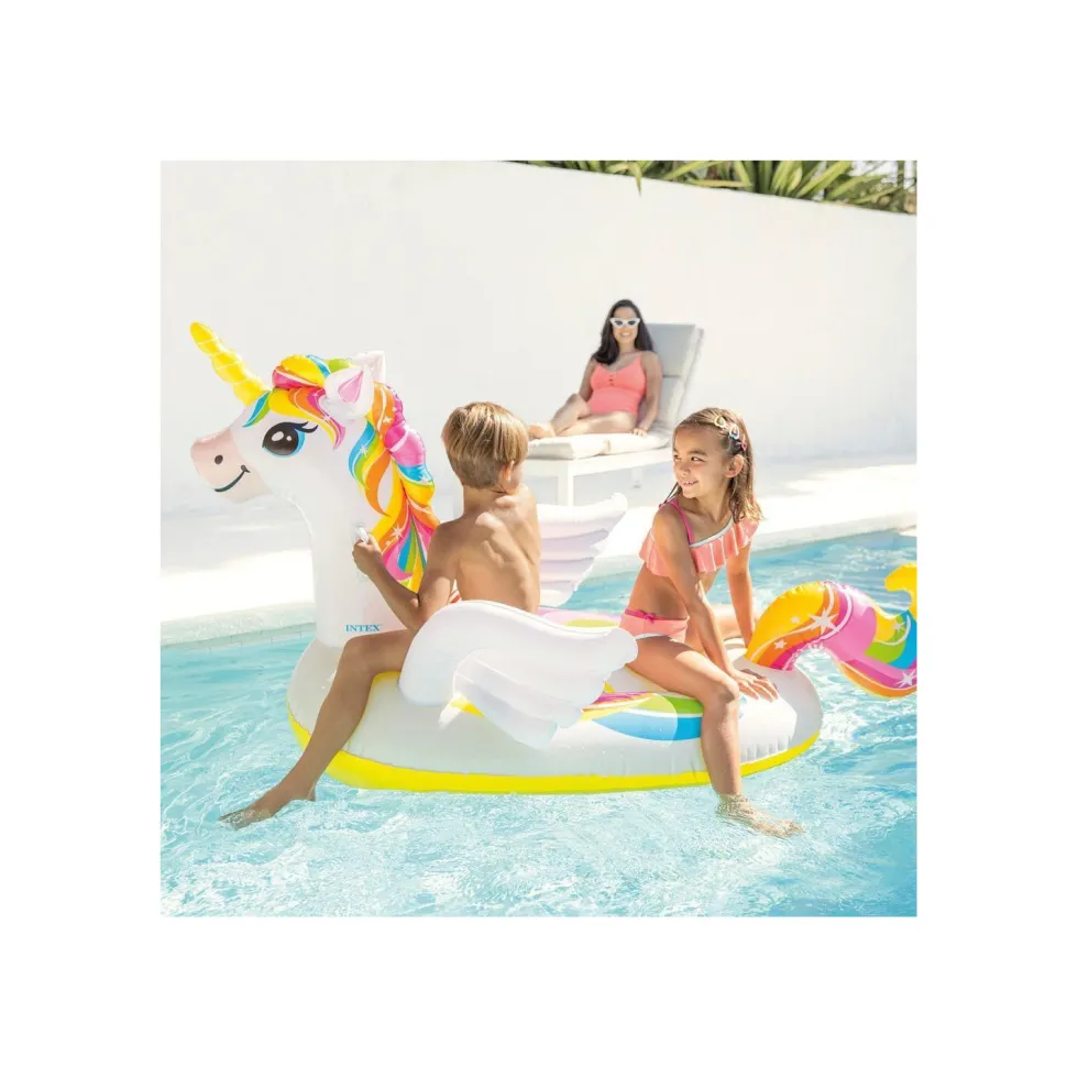 INTEX Unicornio Hinchable 198 x 140 x 97 cm.