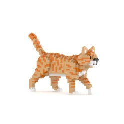 Jecka Orange Tabby Cat Mini 01 S Kit de Bloques de Construcción