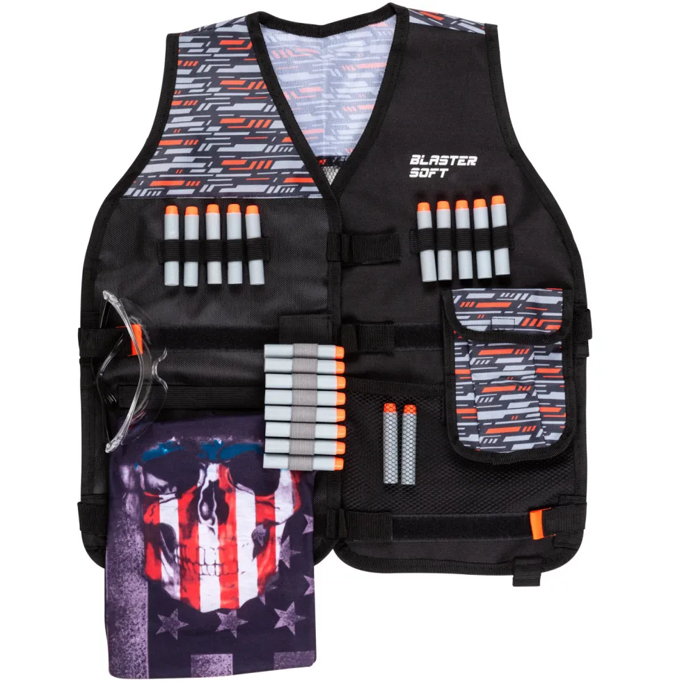 Juguettos Blaster Soft Chaleco Sky Fork con Accesorios
