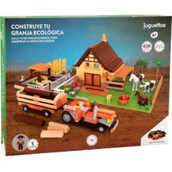 Juguettos Construcción Granja Ecológica 636 Piezas
