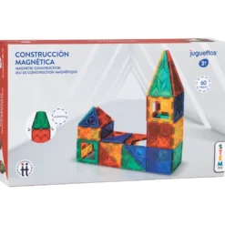 Juguettos Construcción Magnética 60 Piezas