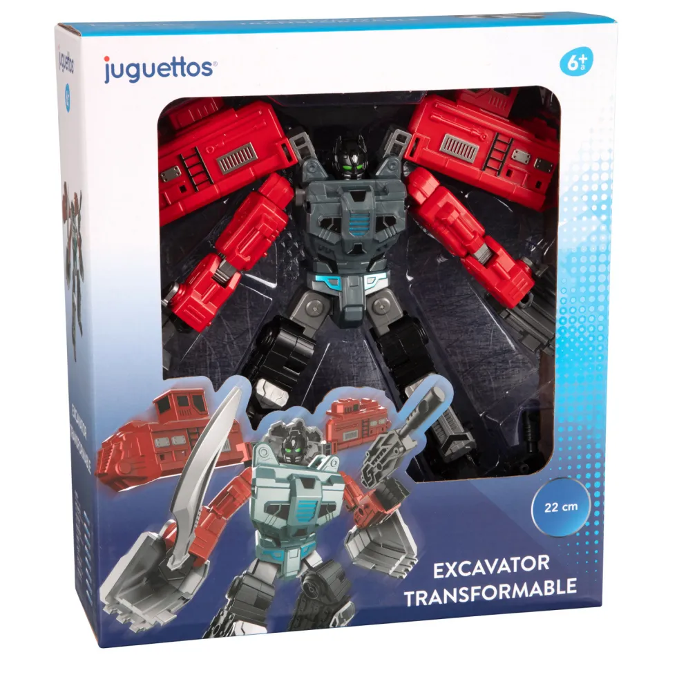 Juguettos Excavator Transformable