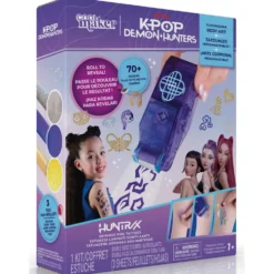 K-Pop Demon Hunters Cool Maker Set de Tatuajes Metaliazados Personalizables