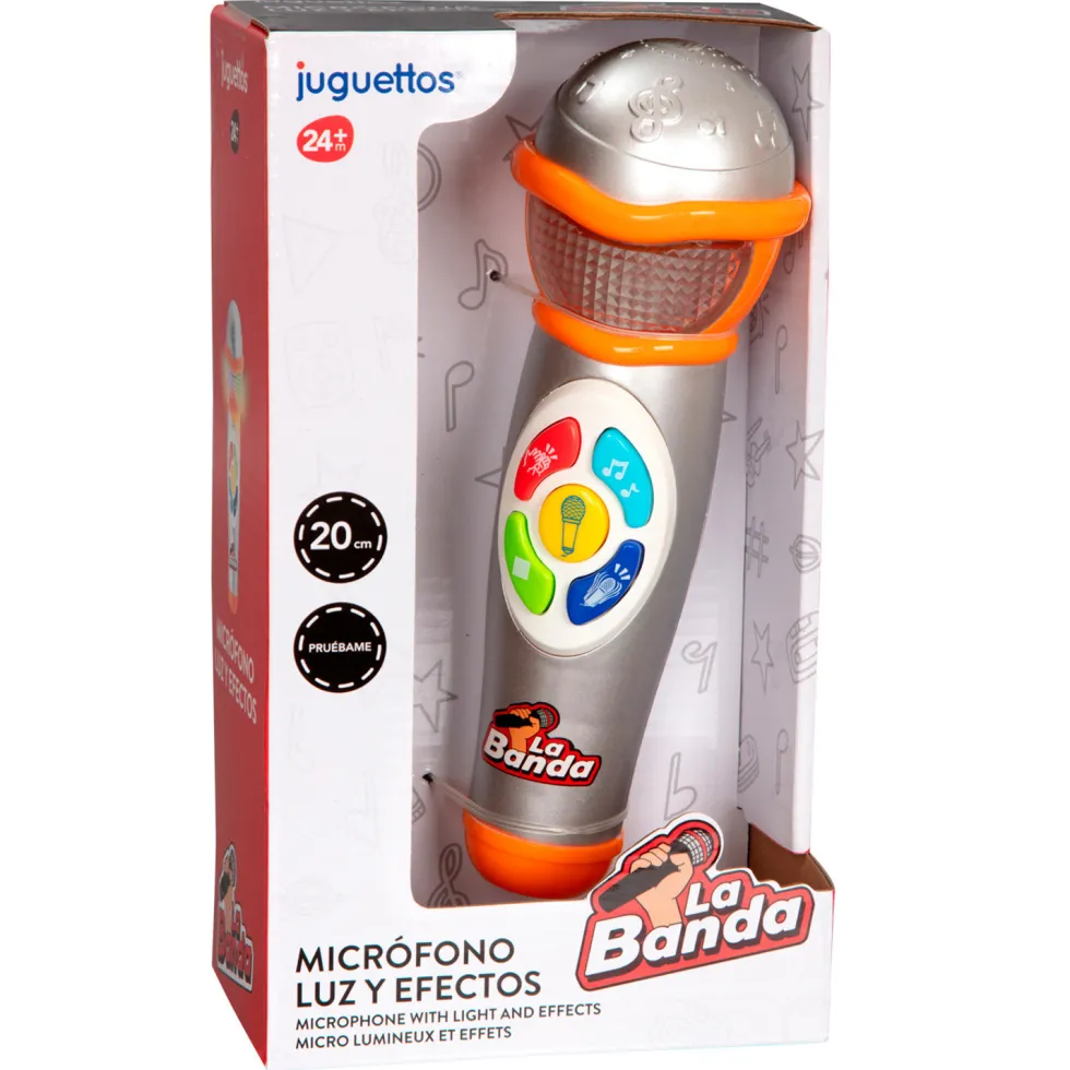 La Banda Micrófono con Luz y Efectos