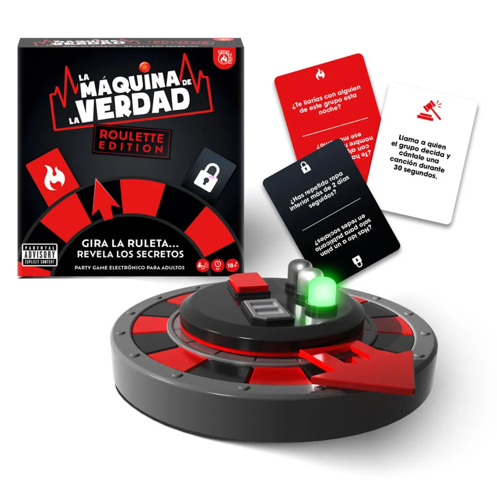 La Máquina de la Verdad Roulette Edition Juego de Mesa para Adultos