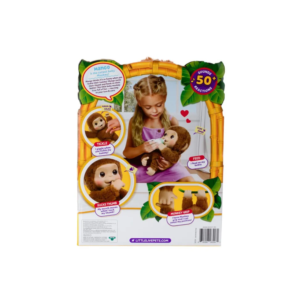 Little Live Pets My Baby Monkey Peluche Interactivo