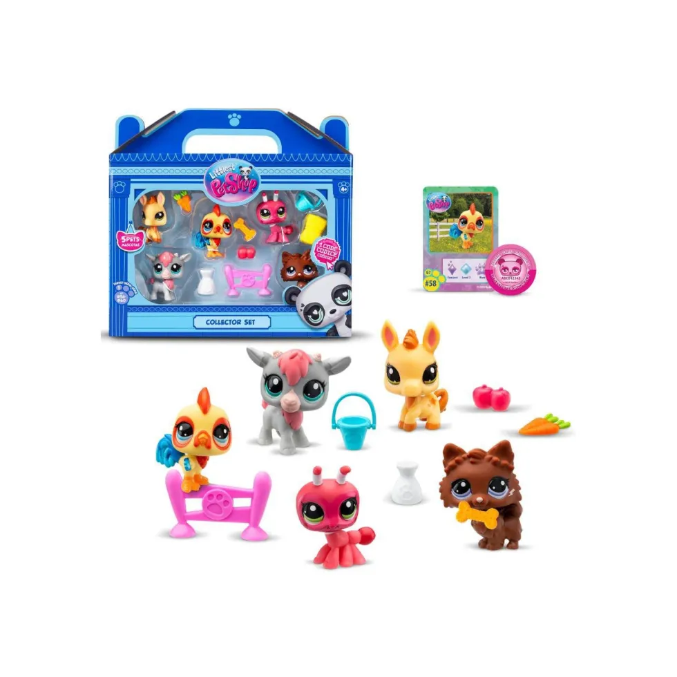 Littlest Pet Shop Pack De 5 Collector Set Varios Modelos