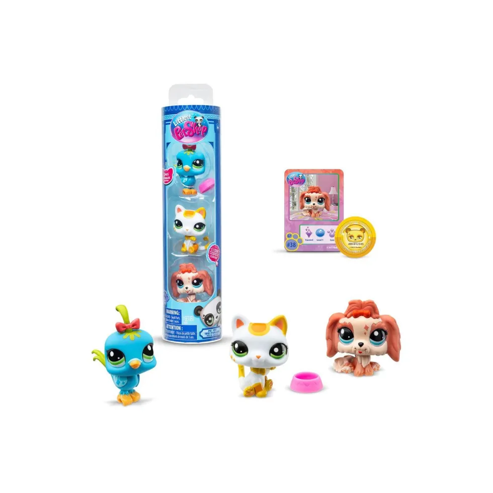 Littlest Pet Shop Pack De 3 Mascotas Varios Modelos
