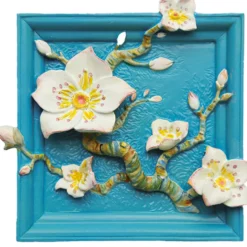 Madness Toys Apricot Blosssom Kit de Pintura con Lienzo de Resina con Relieve