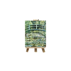 Madness Toys Water Lily Pond Kit de Pintura con Lienzo de Resina con Relieve