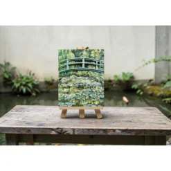 Madness Toys Water Lily Pond Kit de Pintura con Lienzo de Resina con Relieve