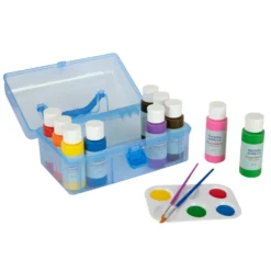 Manualidedos Maletín de Pintura Acrílica 13 Piezas