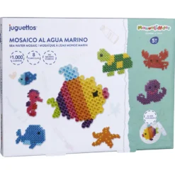 Manualidedos Mosaico al Agua Marina 1000 Cuentas