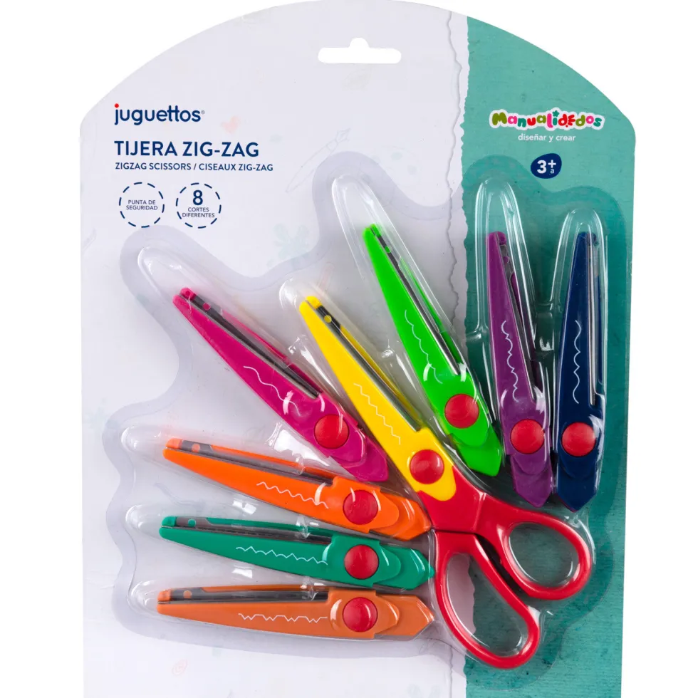 Manualidedos Tijera Zig-Zag 8 en 1